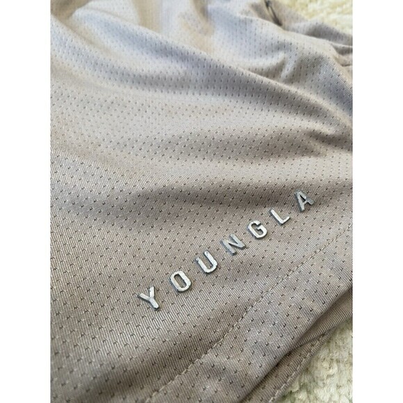 YoungLA Shorts Mens MEDIUM GRAY Lined Athletic Running Gym Training Workout * - Picture 4 of 6
